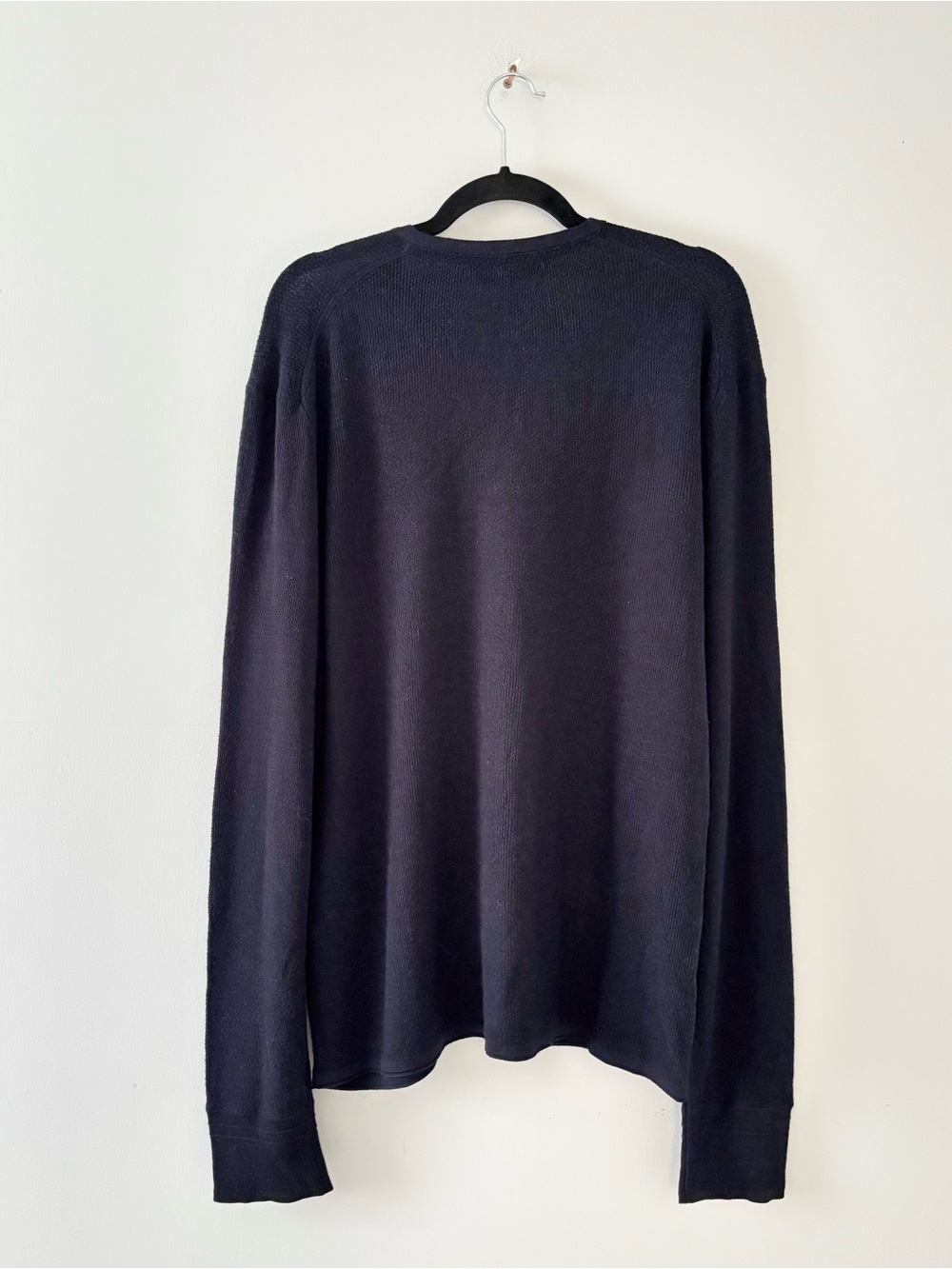Rag & Bone Men’s Gregory Henley Knit Long Sleeve Sweater Top Buttons Navy - Picture 6 of 6